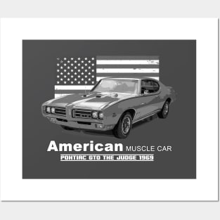 GTO The Judge American Muscle Car 60s 70s Posters and Art